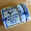 Komplet dla dziecka z haftem - śliniak + ręcznik + ramka - 19