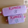 Prezent na Wielkanoc dla dziewczynki - ręcznik z imieniem i grafiką