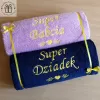 Prezent dla Babci i Dziadka - ręczniki z napisem
