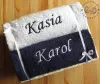 Komplet ręczników z imionami W KOSZU - 50x100 cm - super prezent na każdą okazję! - 4