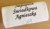 Prezent na podziękowania dla Świadkowej