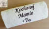 Prezent świąteczny dla Mamy - ręcznik z napisem