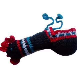 Ocieplacz na siusiaka Kogut czarny prezent Dzień Chłopaka