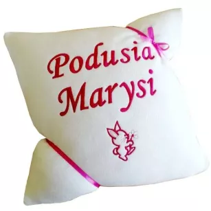 Prezent na Wielkanoc, Zajączka dla dziecka - poduszka z napisem