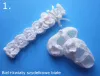 Komplet szydełkowy 2-cz. opaska+buciki KOLEKCJA KWIATY 3-D - 2