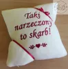 Prezent dla Narzeczonego - poduszka z napisem