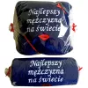 Prezent dla Mężczyzny - ręcznik i poduszka z haftem - personalizowany upominek