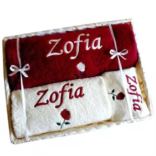 Komplet z haftem na zamówienie - wybierz elementy zestawu!