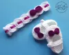 Komplet szydełkowy 2-cz. opaska+buciki, KOLEKCJA KOKARDKI HANDMADE - 10