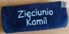 Prezent dla Zięcia- ręcznik z napisem