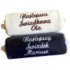 Prezent dla Świadków - podziękowania ślubne - ręcznik personalizowany z haftem, napisem
