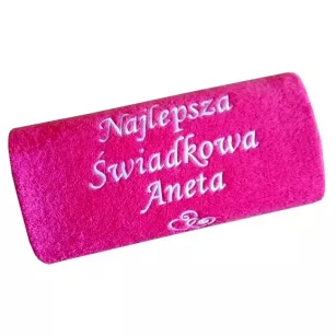 Podziękowania dla Świadków - ręcznik z dedykacją