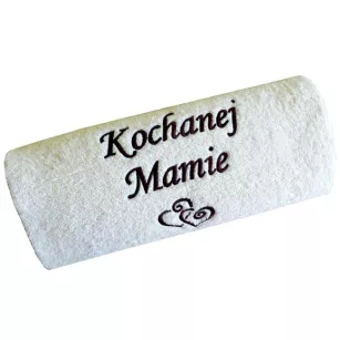 Prezent dla Mamy, Teściowej na Dzień Matki - ręcznik z napisem