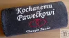 Prezent na Walentynki dla Chłopaka - ręcznik z napisem