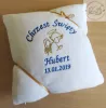 Poduszka z imieniem i datą dla chłopca