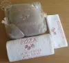 Poduszka + Ręcznik 70x140 + Śliniak - komplet z dowolnym haftem - 52