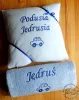 Poduszka + Ręcznik 70x140 + Śliniak - komplet z dowolnym haftem - 37