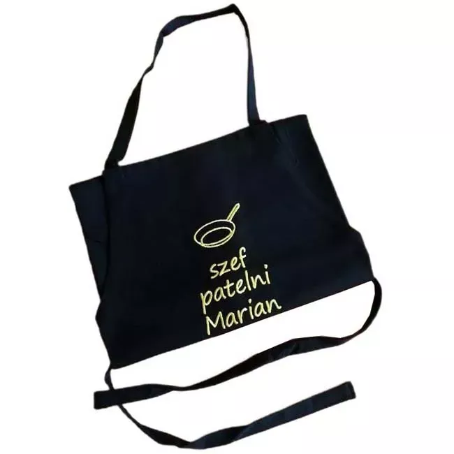 Prezent dla Taty - fartuch z napisem, haftem, personalizowany