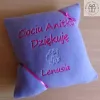 Prezent dla Cioci przedszkolanki - poduszka z dedykacją, haftem