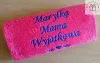 Prezent dla Mamy - ręcznik z napisem