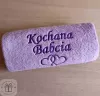 Prezent dla Babci - ręcznik z napisem Kochana Babcia