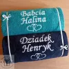 Prezent dla Babci i Dziadka - ręczniki z napisem