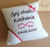 Poduszka na Walentynki z dowolnym napisem