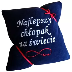 Poduszka dla Chłopaka, Męża - prezent na Dzień Chłopaka, Walentynki, Rocznicę związku