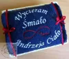 Prezent na Andrzejki, imieniny Andrzeja - ręcznik z dedykacją