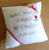 Prezent na 90 urodziny dla Babci - poduszka z napisem