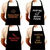 Prezent na imieniny Andrzeja, Andrzejki - fartuch MasterChef z imieniem, haftem
