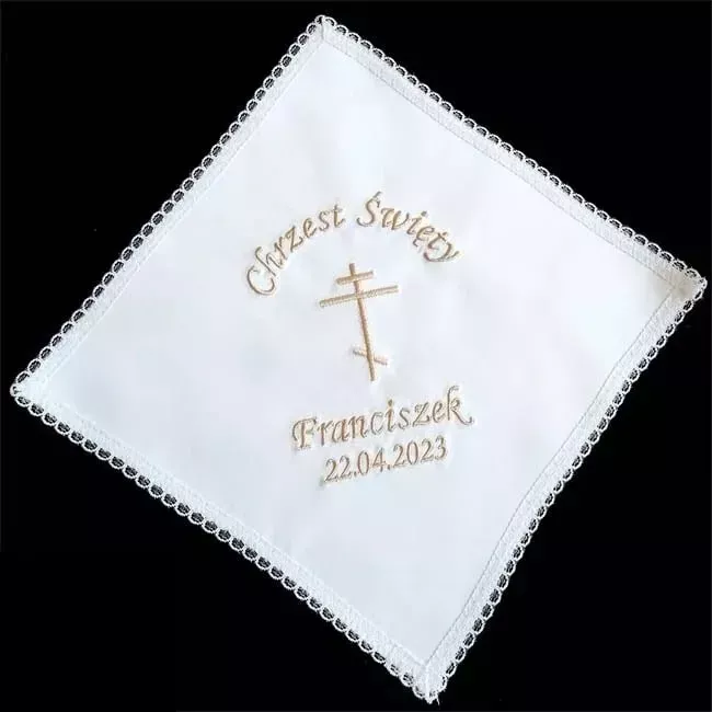 Chrzczonka do Chrztu Prawosławnego z imieniem i datą