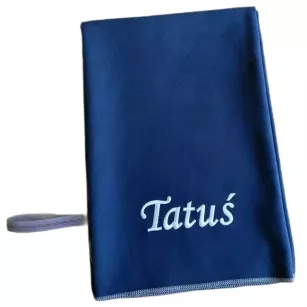 Ręcznik z mikrofibry szybkoschnący z napisem - super prezent!