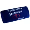 Oryginalny prezent dla Męża - ręcznik z dedykacją, haftem