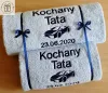 Prezent dla Taty - komplet ręczników z haftem