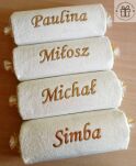 Ręczniki z haftem imienia