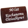 Prezent na 90 urodziny dla Dziadka - ręcznik z napisem, haftem