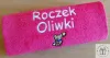 Prezent dla Dziewczynki na Roczek, 1 urodziny - ręcznik