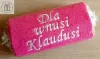 Prezent dla Wnuczki - ręcznik z napisem
