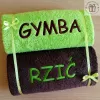 Zabawne ręczniki z haftem GYMBA / RZIĆ