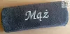 Ręcznik z napisem Mąż - super prezent!