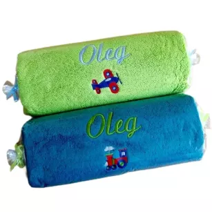 Prezent dla chłopca 2,3,4,5 lat latka URODZINY ręcznik z napisem imię