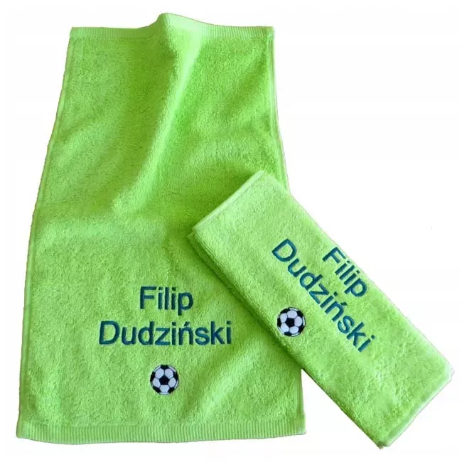 Ręcznik z imieniem i nazwiskiem