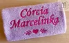 Prezent dla Córki - ręcznik z napisem, haftem