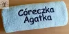 Prezent dla córeczki  - ręcznik haftowany