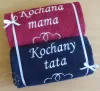 Ręczniki haftowane dla mamy i taty