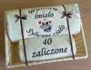 Komplet 3 ręczników z dedykacją, haftem na zamówienie! - 30x50 cm + 50x100 cm + 70x140 cm - 17