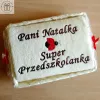 Prezent dla Przedszkolanki - Zakończenie Roku, Dzień Nauczyciela - ręcznik personalizowany