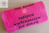 Prezent dla Wychowawczyni - ręcznik z dedykacją