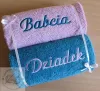 Prezent dla Babci i Dziadka- komplet ręczników haftowanych